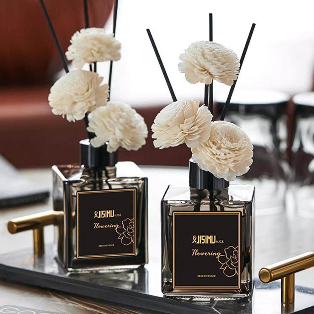 Home Fragrance White Jasmine - ชุดน้ำมันหอมระเหย 50 มล. สำหรับบ้าน รถยนต์ น้ำหอมปรับอากาศ