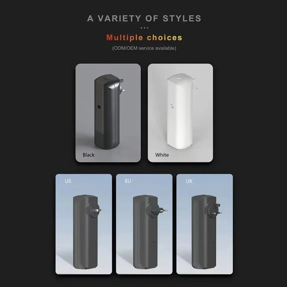 Home Fragrance Janzen - เครื่องกระจายกลิ่นหอมแบบติดผนัง ใช้กับน้ำมันหอมระเหย พร้อมระบบควบคุมผ่านแอปพลิเคชันบลูทูธ สำหรับบ้านและสำนักงาน
