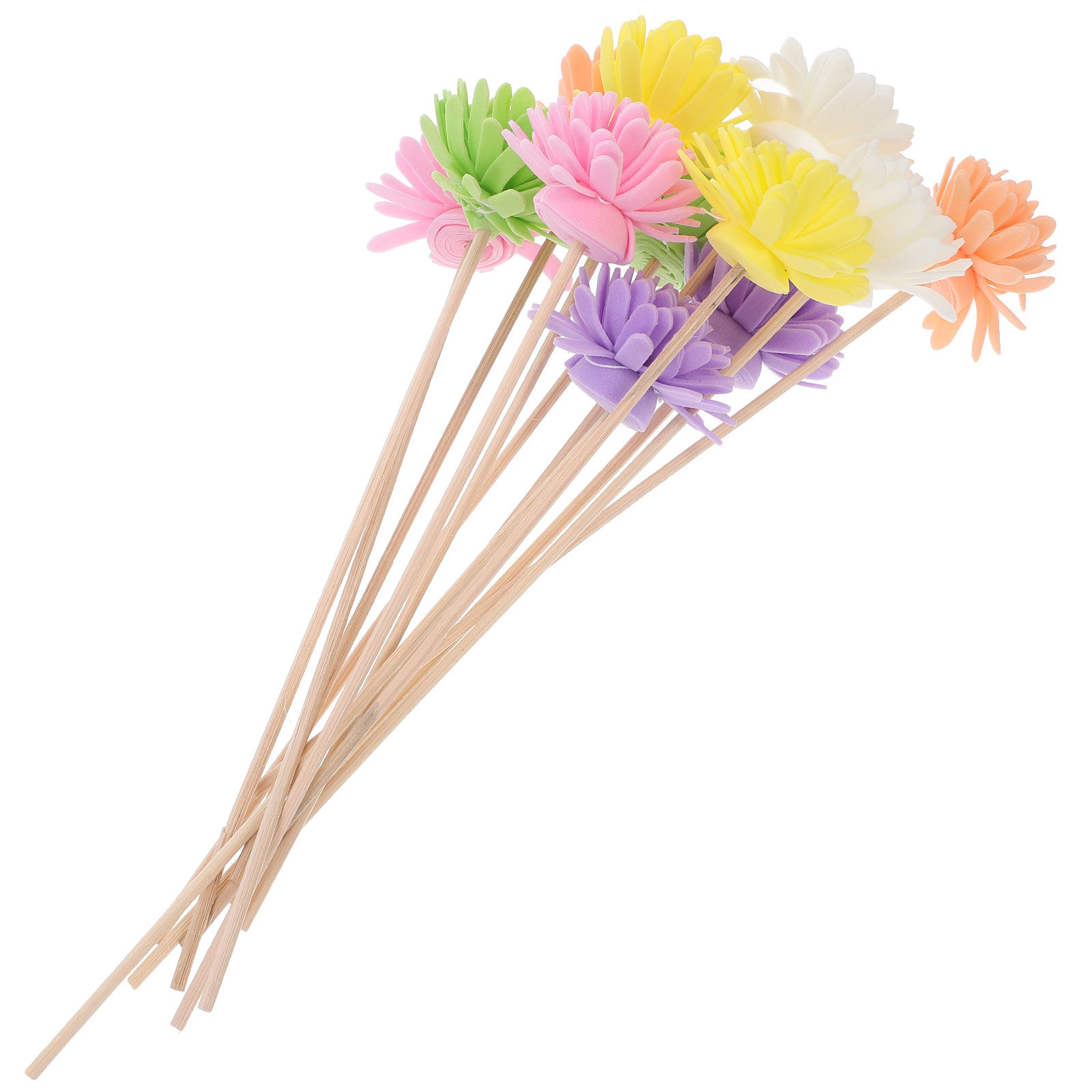 Home Fragrance Stick - ก้านกระจายกลิ่นน้ำมันหอมระเหยแบบไร้เปลวไฟ 12 ชิ้น สำหรับเปลี่ยนในเครื่องกระจายกลิ่นน้ำมันหอมระเหยในบ้านและสำนักงาน ขายเป็นชุด