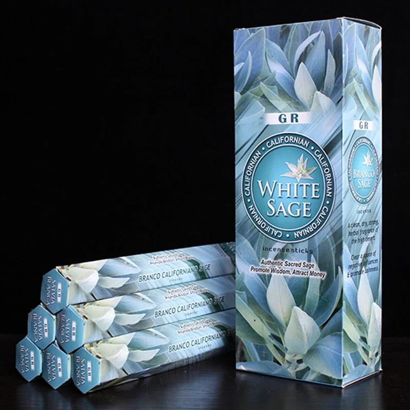 Home Fragrance White Jasmine - น้ําหอม 110 ชิ้นสีขาว Sage ลาเวนเดอร์ธูป Palo