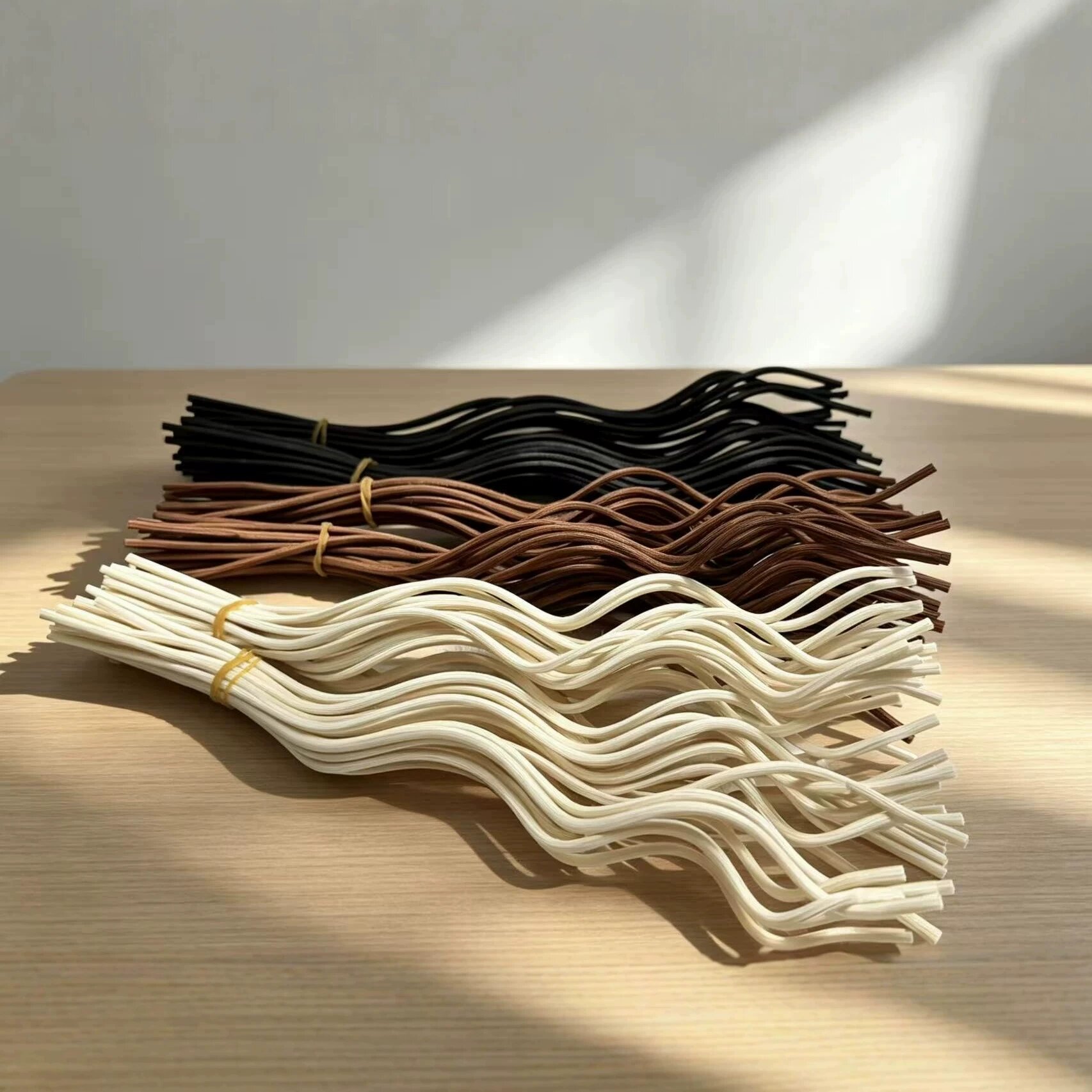 Home Fragrance Stick - 20 ชิ้น ไม้กระจายกลิ่นหวายแบบยาว สำหรับน้ำมันหอมระเหย ตกแต่งบ้าน กลิ่นหอม