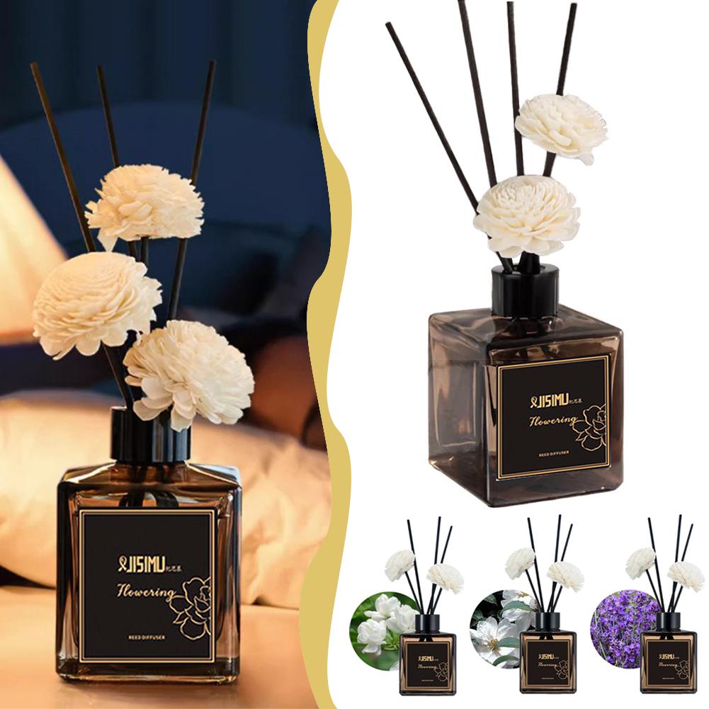 Home Fragrance Stick - น้ำหอมปรับอากาศแบบไม่ใช้ไฟ กลิ่นมะลิลาเวนเดอร์ พร้อมก้านกระจายกลิ่น น้ำมันหอมระเหยสำหรับตกแต่งบ้าน ของขวัญวันเกิด