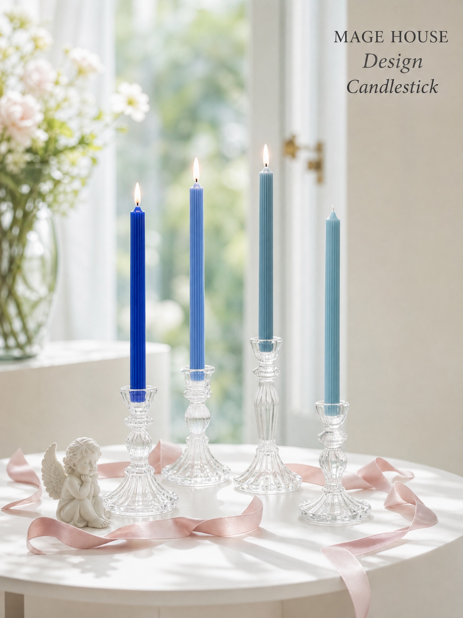 ชุดเทียนหอมอโรมาเธอราพีทรงเสาโ - Home Fragrance No 4 บทวิจารณ์และราคา